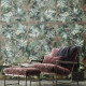 Piastrelle in gres porcellanato per pareti 60x120 cm, color beige, con motivi vegetali, finitura opaca A4H922 Kamu #4