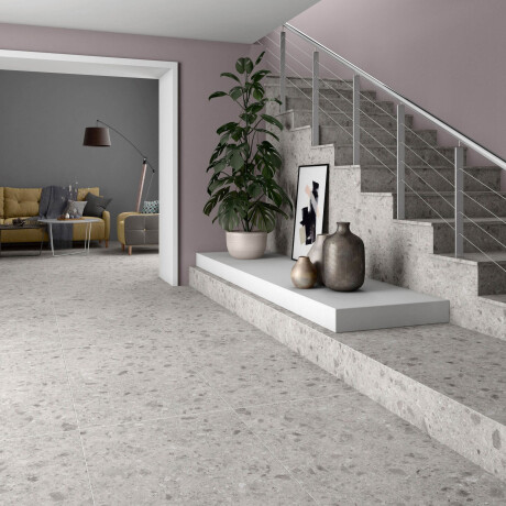 Gres smaltato per pavimenti 60x120 Grey grigio opaco rettificato A4H97 Lastrico #10