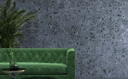 Gres smaltato per pavimenti 60x120, antracite opaco, rettificato, A4H98, lastricato