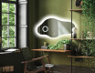 Specchio da bagno LED di forma irregolare C221 #4
