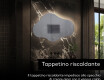 Specchio da bagno LED di forma irregolare C221 #9