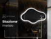 Specchio da bagno LED di forma irregolare C222 #6