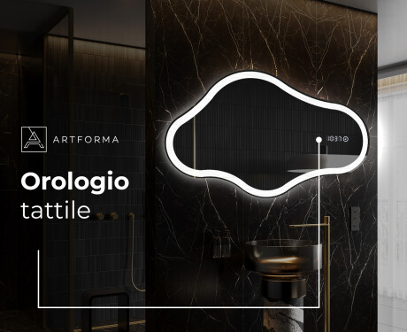 Specchio da bagno LED di forma irregolare C222 #7