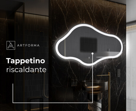 Specchio da bagno LED di forma irregolare C222 #8