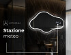 Specchio da bagno LED di forma irregolare C223 #6
