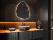Specchio da bagno LED di forma irregolare D221 #9