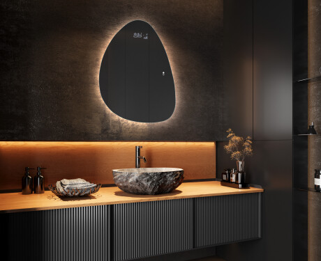 Specchio da bagno LED di forma irregolare D221 #9