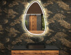 Specchio da bagno LED di forma irregolare B222