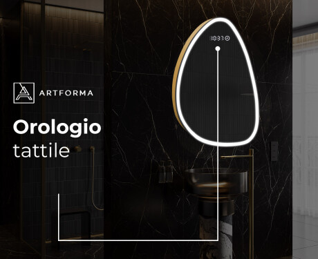Specchio da bagno LED di forma irregolare B222 #7