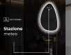 Specchio da bagno LED di forma irregolare B222 #8