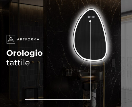 Specchio da bagno LED di forma irregolare B222 #7