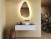 Specchio irregolare con illuminazione, 64×104 cm, bicolore, interruttore touch, tappetino riscaldante #9