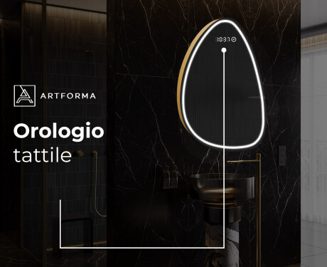 Specchio da bagno LED di forma irregolare B223 #7
