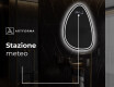Specchio da bagno LED di forma irregolare B223 #8
