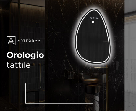 Specchio da bagno LED di forma irregolare B223 #7