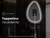 Specchio da bagno LED di forma irregolare B223 #8