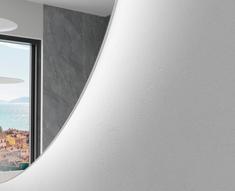 Specchio da bagno LED di forma irregolare EG221 #2