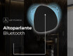 Specchio da bagno LED di forma irregolare EG221 #6