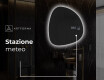 Specchio da bagno LED di forma irregolare EG221 #7