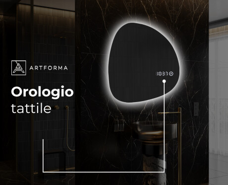Specchio da bagno LED di forma irregolare EG221 #8