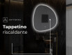 Specchio da bagno LED di forma irregolare EG221 #9