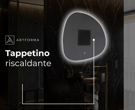 Specchio da bagno LED di forma irregolare EG221 #9