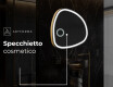 Specchio da bagno LED di forma irregolare EG222 #6