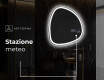 Specchio da bagno LED di forma irregolare EG222 #9