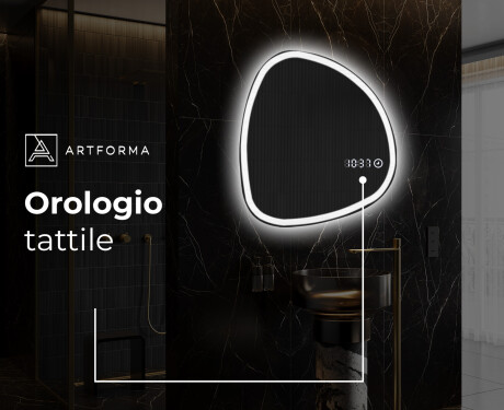 Specchio da bagno LED di forma irregolare EG222 #8