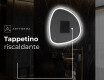 Specchio da bagno LED di forma irregolare EG222 #9