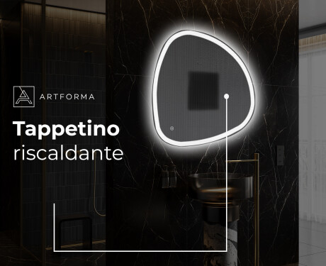 Specchio da bagno LED di forma irregolare EG222 #9