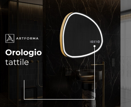 Specchio da bagno LED di forma irregolare EG223 #8