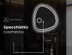 Specchio da bagno LED di forma irregolare EG223 #5