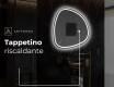 Specchio da bagno LED di forma irregolare EG223 #9