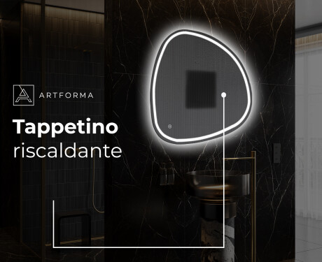 Specchio da bagno LED di forma irregolare EG223 #9