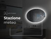 Ovale specchio moderno con luci LED L227 #7