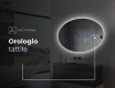 Ovale specchio moderno con luci LED L227 #8