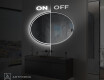 Ovale specchio moderno con luci LED L228 #3