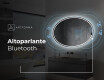 Ovale specchio moderno con luci LED L228 #6