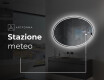 Ovale specchio moderno con luci LED L228 #7