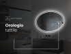 Ovale specchio moderno con luci LED L228 #8