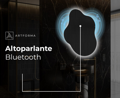 Specchio da bagno LED di forma irregolare EM221 #6