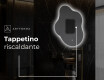 Specchio da bagno LED di forma irregolare EM221 #9