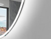 Specchio da bagno LED di forma irregolare EM222 #2