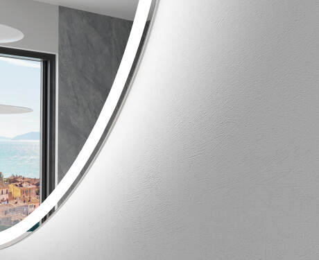 Specchio da bagno LED di forma irregolare EM222 #2