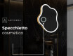Specchio da bagno LED di forma irregolare EM222 #6