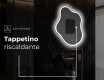 Specchio da bagno LED di forma irregolare EM222 #9