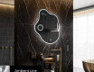 Specchio da bagno LED di forma irregolare EM223