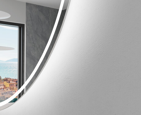 Specchio da bagno LED di forma irregolare EM223 #2