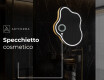 Specchio da bagno LED di forma irregolare EM223 #6